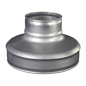 Kovová redukce osová Ø 200 / Ø 100 mm