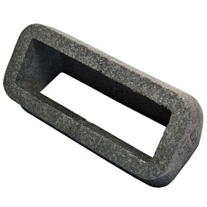 Izolace hranatého pvc vertikálního kolena 45°, 204x60 mm