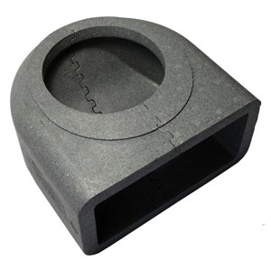 Izolace pvc redukce koleno 90° kulaté-hranaté 150 mm / 220x90 mm