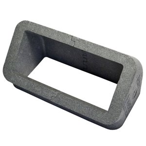 Izolace hranatého pvc vertikálního kolena 45°, 220x90 mm