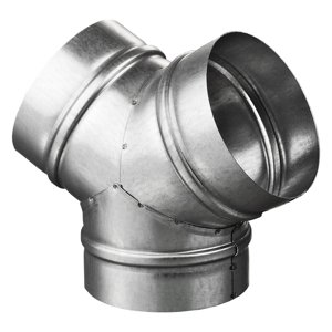 Kovová vzduchotechnická odbočka "Y" Ø 125 / Ø 125 mm