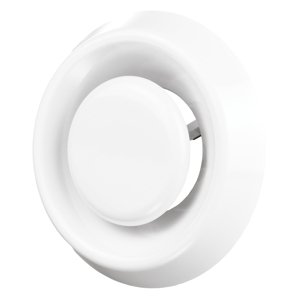 PVC anemostat odvodní Ø 80 mm bez příruby