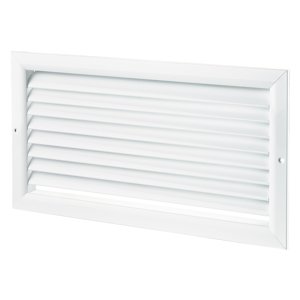 Větrací mřížka z vysoce kvalitního extrudovaného hliníku 450x250 mm, bílá