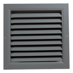 Ventilační mřížka z vysoce kvalitního extrudovaného hliníku 250x250 mm, šedá