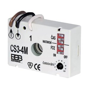 Externí časový spínač pod vypínač CS3-4M, 8 nastavitelných funkcí