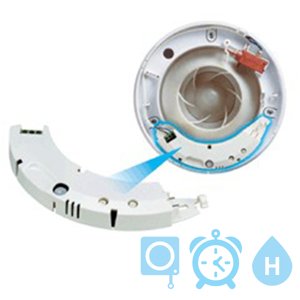 Ovládací modul s tahovým spínačem, hygrostatem a časovým spínačem HTM pro ventilátory iCON