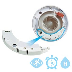 Ovládací modul s čidlem pohybu, hygrostatem a časovým spínačem PRHTM pro ventilátory iCON