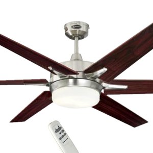 Stropní ventilátor se světlem a dálkovým ovládáním Westinghouse CAYUGA 72077, Ø 152 cm