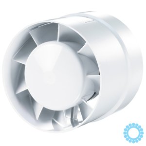 Ventilátor potrubní malý zúžený s kuličkovými ložisky Ø 100 mm