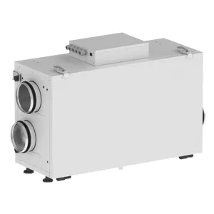 Centrální rekuperace Vents VUT 300 H2 mini EC A2, horizontální, průtok 300 m³/h, Ø 125 mm