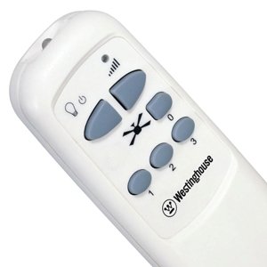 Infračervené dálkové ovládání pro stropní ventilátory Westinghouse v bílé barvě