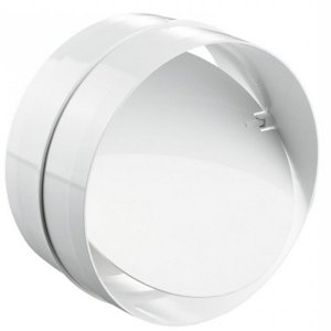 PVC spojka kulatá vnitřní se zpětnou klapkou Ø 150 mm