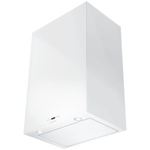 Moderní nástěnný odsavač par Cubia Gloss bílá, 45 cm