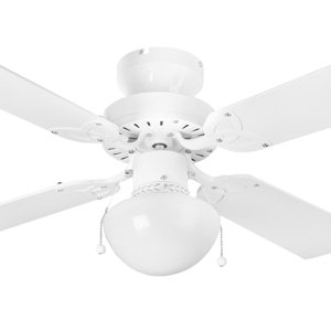 Stropní ventilátor se světlem a řetízkovým ovládáním RIMINI, Ø 107 cm