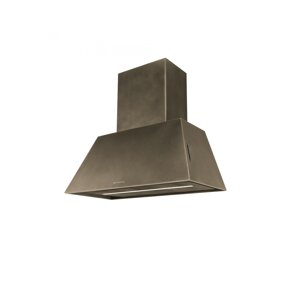 Rustikální komínový odsavač par Chloe CI mosazná patina, 70 cm