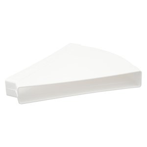 PVC koleno hranaté horizontální 45°, 234x29 mm