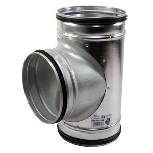 Kovová odbočka "T" s těsnící gumou Ø 400 / Ø 315 mm