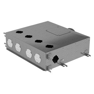 Kovový distribuční box pro propojení systému Flexitech Ø 63 mm s 6 vývody MADB 1125