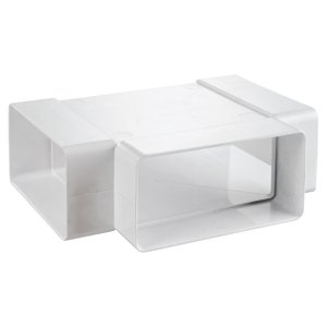 PVC odbočka "T" pro hranaté vzduchovody 204x60 mm
