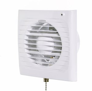 Koupelnový ventilátor Dalap 100 ELKE L s tahovým spínačem