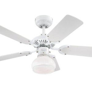 Stropní ventilátor se světlem Westinghouse PRINCESS RADIANCE II 78704, Ø 90 cm