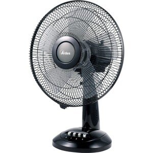 Stolní ventilátor v černé barvě STYLE 31, Ø 30 cm