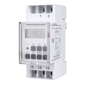 Časový spínač na DIN lištu CS4-16 k časovému spínání ventilátorů