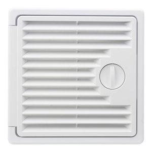 Revizní dvířka plastová s větrací mřížkou 150x150 mm