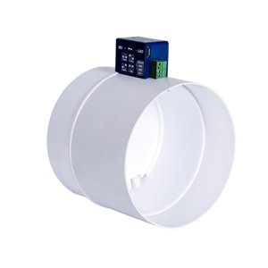 PVC elektrická zpětná klapka Ø 100 mm