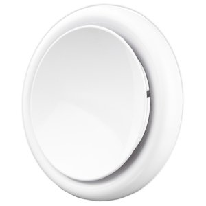 Kovový anemostat přívodní Ø 160 mm, bílá