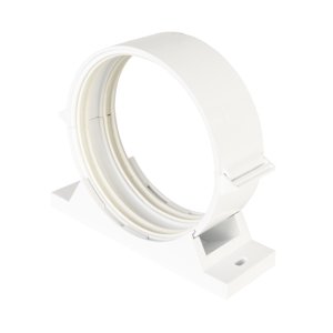 Plastový držák s tlumící gumou na kulatý vzduchovod Ø 125 mm