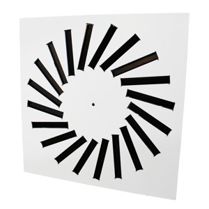 Vířivý anemostat čtvercový AM 493x493 mm / 20 lamel