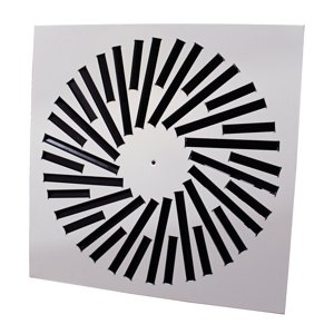 Vířivý anemostat čtvercový AM 593x593 mm / 24 lamel