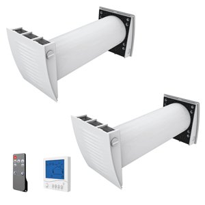 Pokojový rekuperační set Dalap ZEPHIR SIMPLE DOUBLE s ovládáním