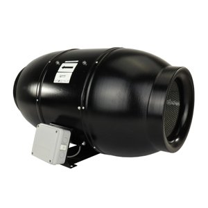 Tichý ventilátor do potrubí kovový s přepínačem rychlosti Ø 315 mm