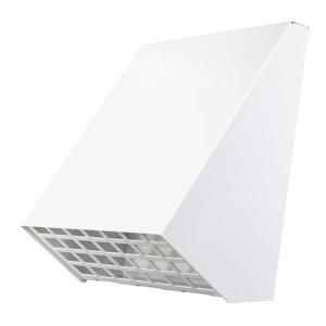 Bílá venkovní mřížka pro pokojovou rekuperaci Dalap ZEPHIR PRO