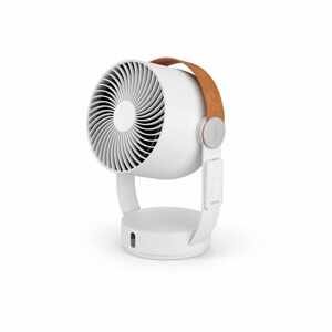 Stolní ventilátor Stadler Form Leo v bílé barvě