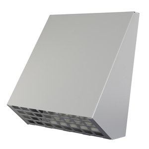 Šedá venkovní mřížka Dalap EG pro pokojovou rekuperaci ZEPHIR SIMPLE