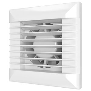 Ventilátor do koupelny Dalap 100 LEA Z s automatickou žaluzií a časovým doběhem, Ø 100 mm
