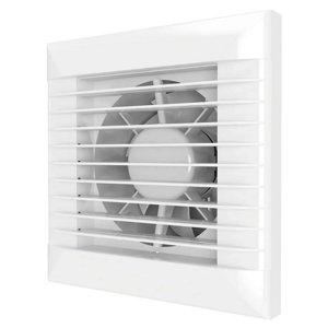 Ventilátor do koupelny Dalap 125 LEA s automatickou žaluzií bez přídavných funkcí, Ø 125 mm