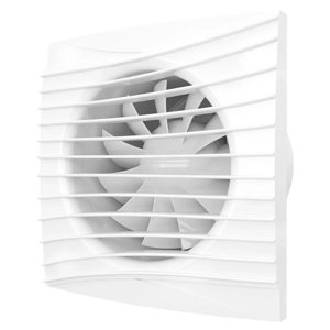 Ventilátor do koupelny Dalap 125 ELIS ZW s časovačem, hygrostatem a vyšším výkonem, Ø 125 mm