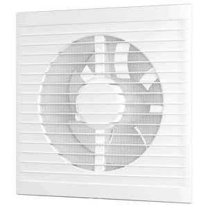 Ventilátor do koupelny Dalap 150 ST se síťkou proti hmyzu bez přídavných funkcí, Ø 150 mm