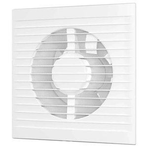 Ventilátor do koupelny Dalap 125 STZ se síťkou proti hmyzu a časovým doběhem, Ø 125 mm