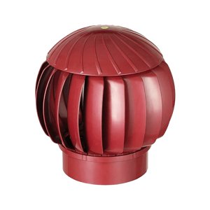 Ventilační rotační hlavice Dalap DORN P, Ø 160 mm, červená