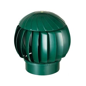 Ventilační rotační hlavice Dalap DORN P, Ø 160 mm, zelená