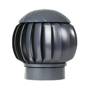 Ventilační rotační hlavice Dalap DORN P, Ø 160 mm, šedá