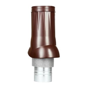 Plastový nátrubek Dalap PTR 125-160 pro rotační hlavice, hnědý