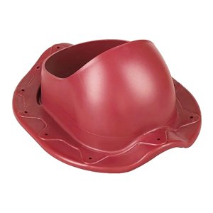 Plastová střešní průchodka Dalap STT pro zaoblené tašky, červená