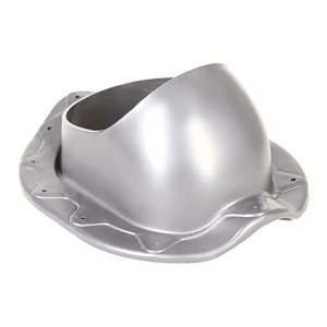 Plastová střešní průchodka Dalap STT pro zaoblené tašky, stříbrná