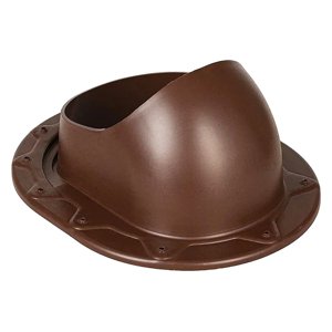 Plastová střešní průchodka Dalap STP pro rovné krytiny, hnědá